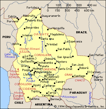 Map references: South America, Standard Time Zones 