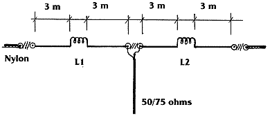 Dimensions of 60 meter tropicall dipole
