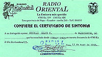 Oriental QSL